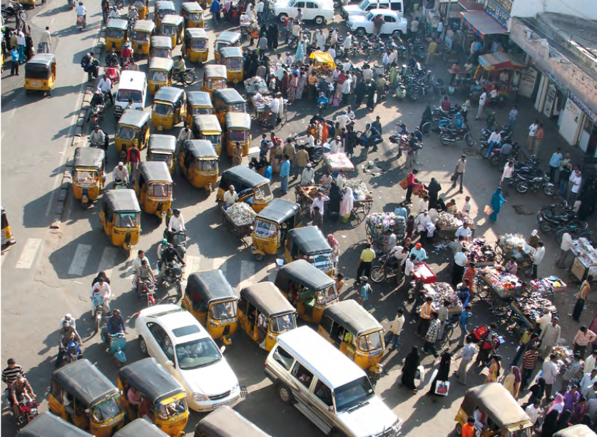 The other side of the road