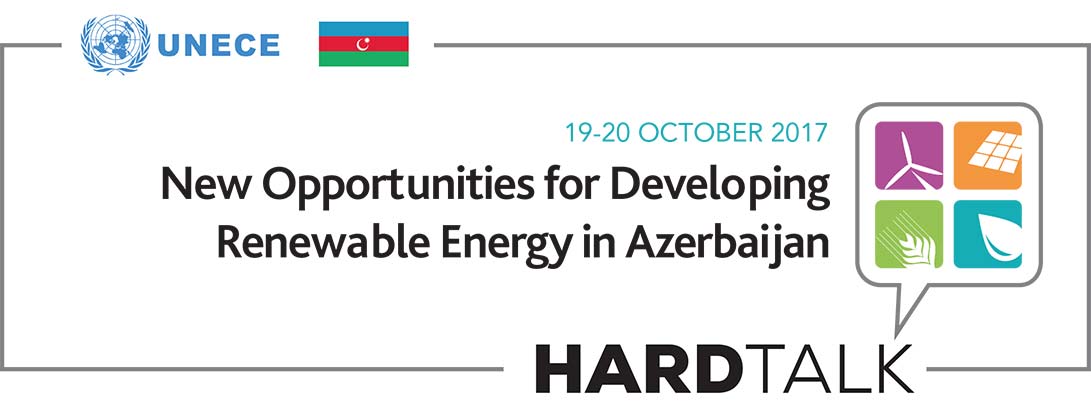 SAVE THE DATE: Hard Talk in Azerbaijan on New Opportunities for Developing Renewable Energy